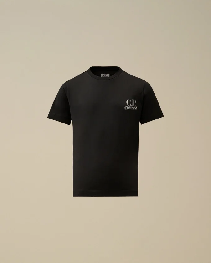 Camiseta de manga corta con logotipo de jersey de algodón 30/1 para menores de 16 años