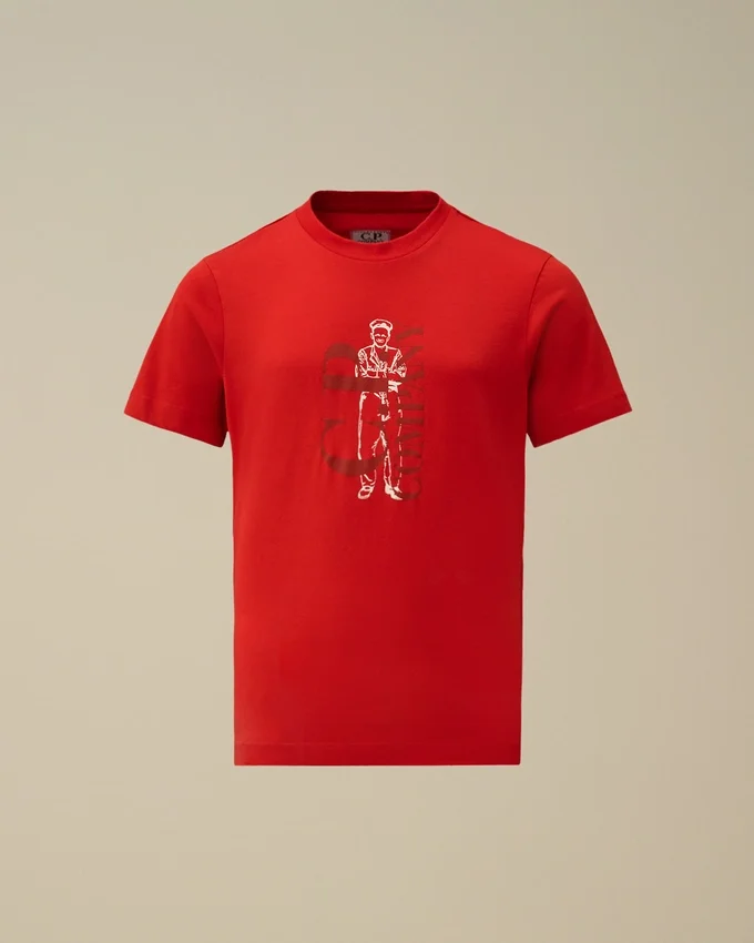 Camiseta de manga corta con logotipo de jersey de algodón 30/1 para menores de 16 años