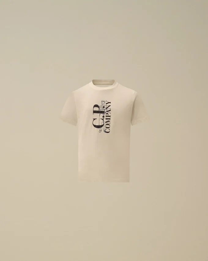 Camiseta de manga corta con logotipo de jersey de algodón 30/1 para menores de 16 años