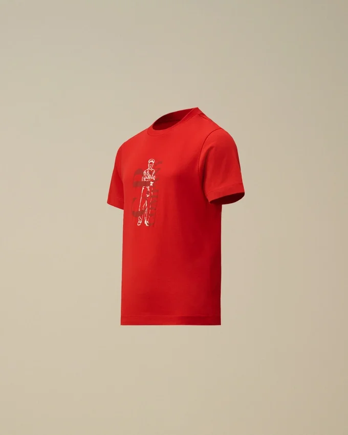 Camiseta de manga corta con logotipo de jersey de algodón 30/1 para menores de 16 años