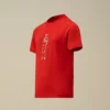 Camiseta de manga corta con logotipo de jersey de algodón 30/1 para menores de 16 años