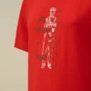 Camiseta de manga corta con logotipo de jersey de algodón 30/1 para menores de 16 años