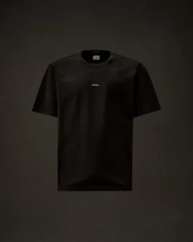Camiseta de manga corta con logotipo en el pecho de la Metropolis Series, confeccionada en jersey mercerizado