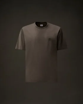 Camiseta de manga corta con logotipo en el pecho de la Metropolis Series, confeccionada en jersey mercerizado