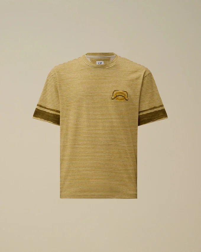 Camiseta de manga corta con logotipo estampado en jersey 20/1
