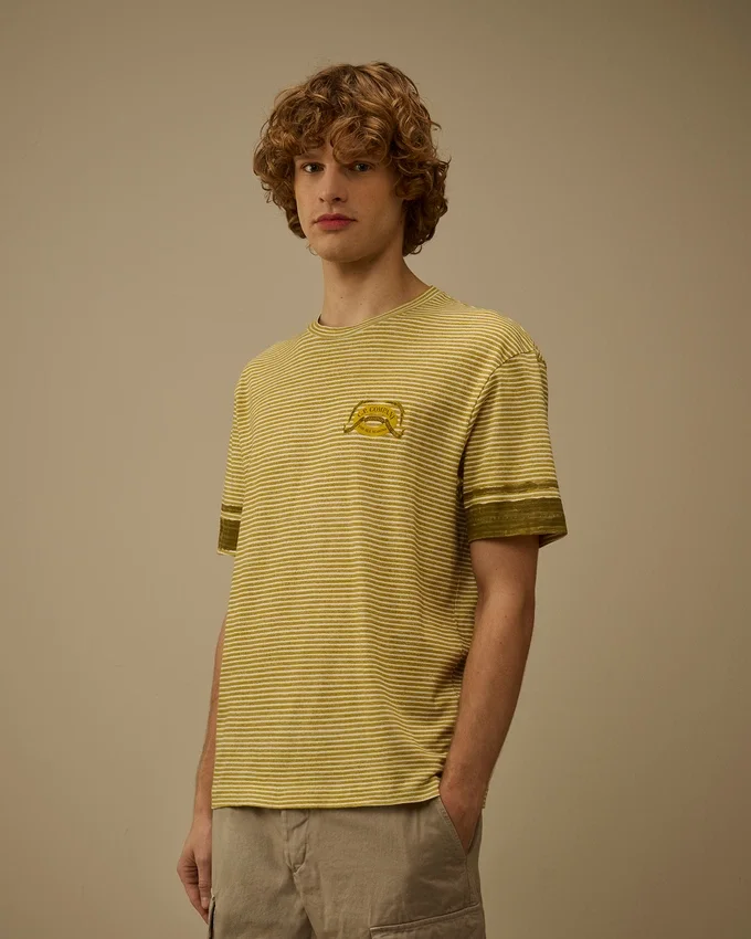 Camiseta de manga corta con logotipo estampado en jersey 20/1