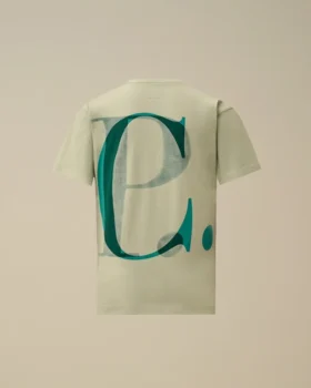 Camiseta de manga corta con logotipo grande de jersey de algodón 30/1 U16