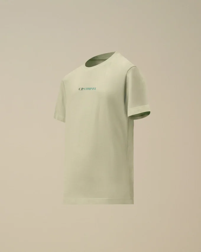 Camiseta de manga corta con logotipo grande de jersey de algodón 30/1 U16