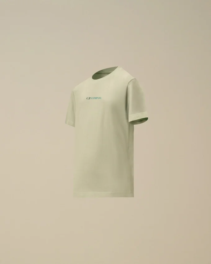 Camiseta de manga corta con logotipo grande de jersey de algodón 30/1 U16