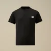 Camiseta de manga corta con parche con el logotipo, confeccionada en jersey de algodón U16 30/1