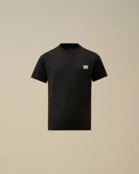 Camiseta de manga corta con parche con el logotipo, confeccionada en jersey de algodón U16 30/1