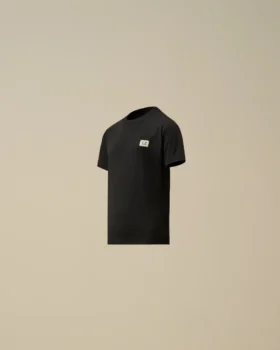 Camiseta de manga corta con parche con el logotipo, confeccionada en jersey de algodón U16 30/1