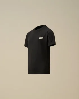 Camiseta de manga corta con parche con el logotipo, confeccionada en jersey de algodón U16 30/1