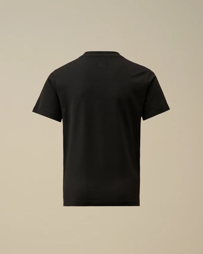 Camiseta de manga corta con parche con el logotipo, confeccionada en jersey de algodón U16 30/1