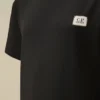 Camiseta de manga corta con parche con el logotipo, confeccionada en jersey de algodón U16 30/1