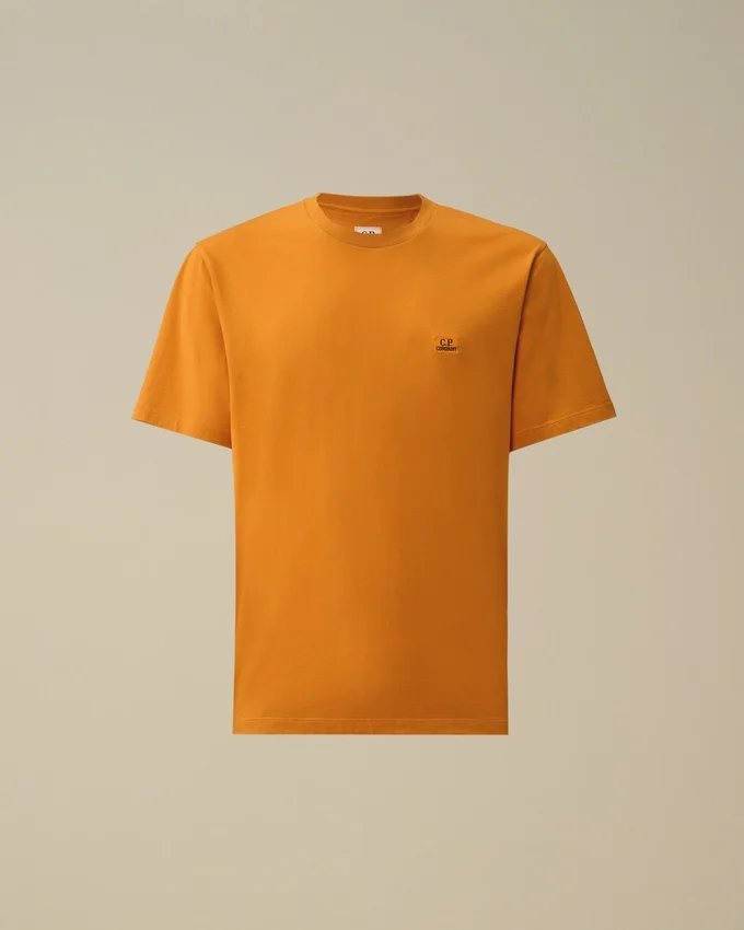 Camiseta de manga corta con parche de logotipo de jersey 30/1