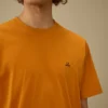 Camiseta de manga corta con parche de logotipo de jersey 30/1