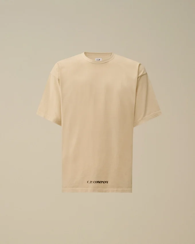 Camiseta de manga corta de jersey 1020 con estampado serigrafiado