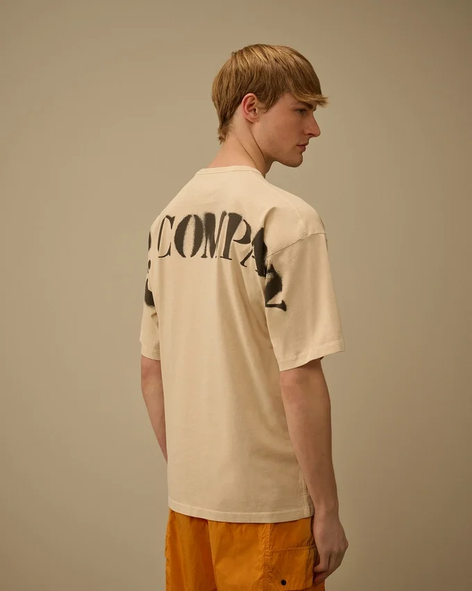Camiseta de manga corta de jersey 1020 con estampado serigrafiado