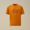 Camiseta de manga corta de jersey 30/1 con etiqueta con el logotipo