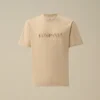 Camiseta de manga corta de jersey 30/1 con logotipo en el pecho