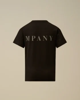 Camiseta de manga corta de jersey de algodón 30/1 para menores de 16 años con logotipos en el pecho y la espalda