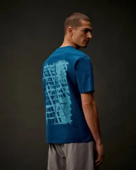 Camiseta de manga corta de jersey mercerizado de la Metropolis Series