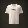 Camiseta de manga corta de jersey mercerizado de la Metropolis Series con bordado en la espalda