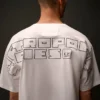 Camiseta de manga corta de jersey mercerizado de la Metropolis Series con bordado en la espalda