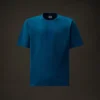 Camiseta de manga corta de jersey mercerizado de la Metropolis Series con insignia de goma