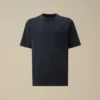 Camiseta de manga corta de piqué 24/1 teñida con pigmentos