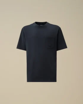 Camiseta de manga corta de piqué 24/1 teñida con pigmentos