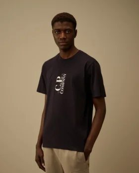 Camiseta de manga corta estampada de jersey 30/1