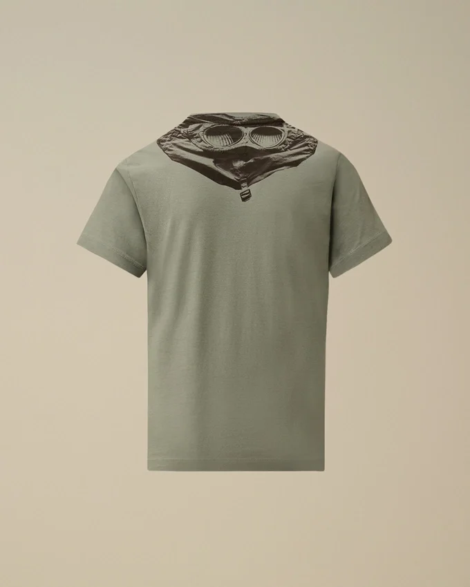 Camiseta de manga corta «Goggle» de jersey de algodón 30/1 para menores de 16 años