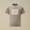 Camiseta de manga corta U16 de jersey de algodón 30/1 con etiqueta con el logotipo