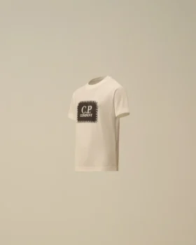 Camiseta de manga corta U16 de jersey de algodón 30/1 con etiqueta con el logotipo