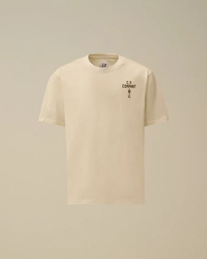 Camiseta de marinero británico de manga corta de jersey 30/1