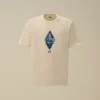 Camiseta de marinero británico de manga corta de jersey compacto 20/1