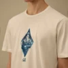 Camiseta de marinero británico de manga corta de jersey compacto 20/1