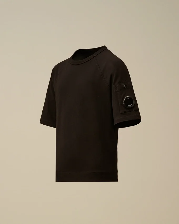 Camiseta oversize de manga corta con Lens para menores de 16 años, de jersey de algodón 30/1