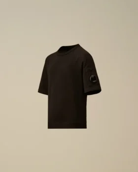 Camiseta oversize de manga corta con Lens para menores de 16 años, de jersey de algodón 30/1