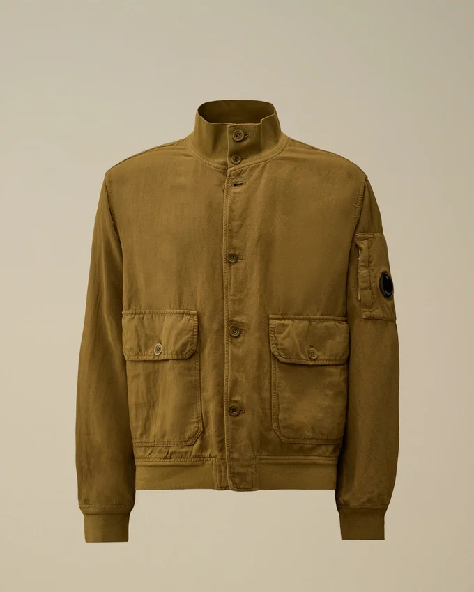 Chaqueta bomber «Broken Twill Lens»
