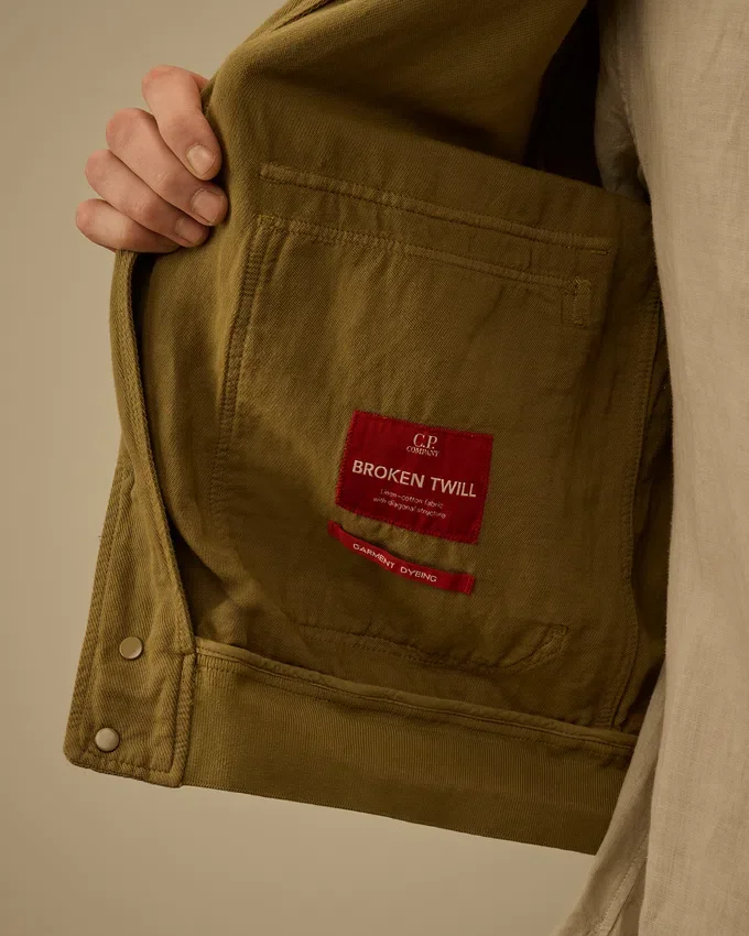 Chaqueta bomber «Broken Twill Lens»
