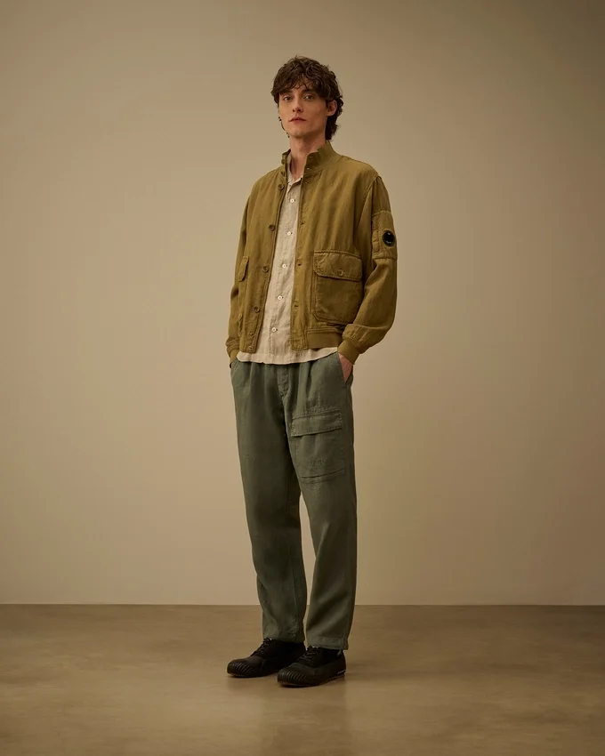 Chaqueta bomber «Broken Twill Lens»