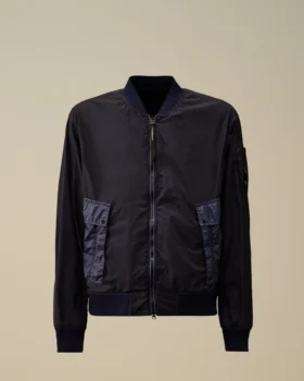 Chaqueta bomber con lente mixta Bi-TM