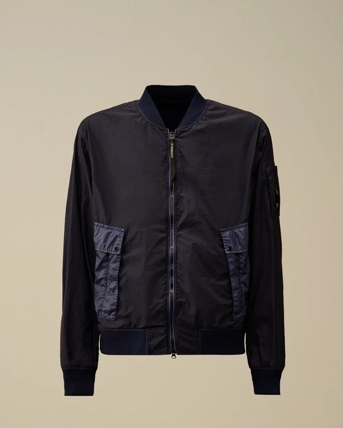 Chaqueta bomber con lente mixta Bi-TM