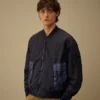 Chaqueta bomber con lente mixta Bi-TM