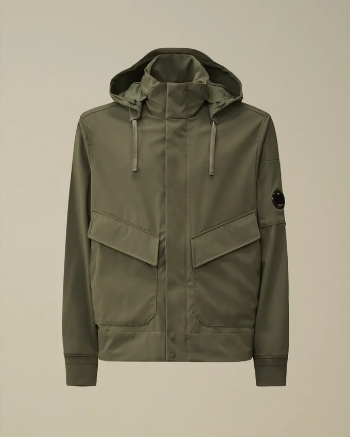 Chaqueta con capucha oculta C.P. Shell-R