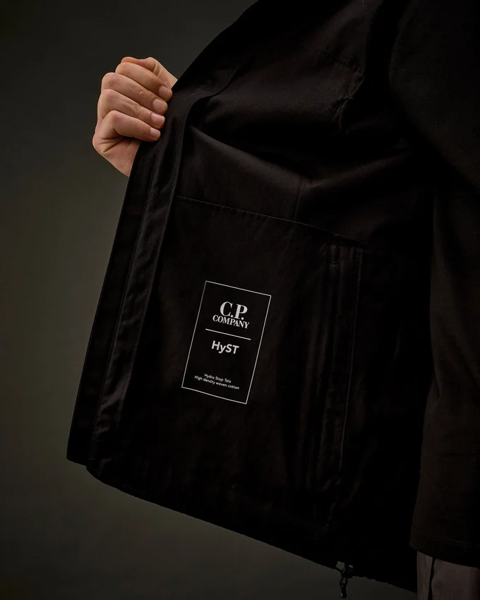 Chaqueta con capucha plegable HyST de la Metropolis Series