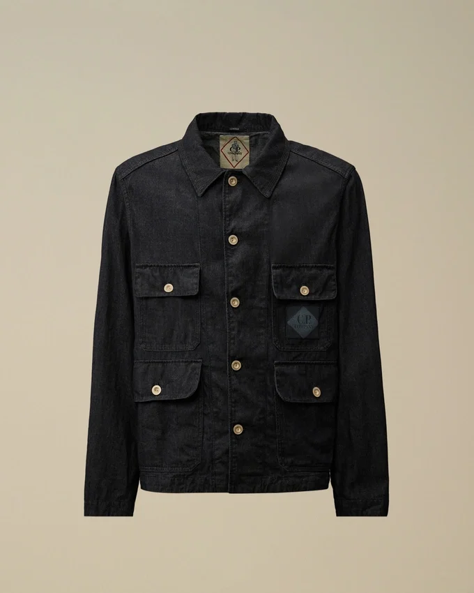 Chaqueta de campo de denim 3/1